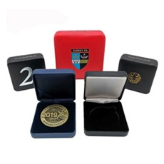 Tin & leather box